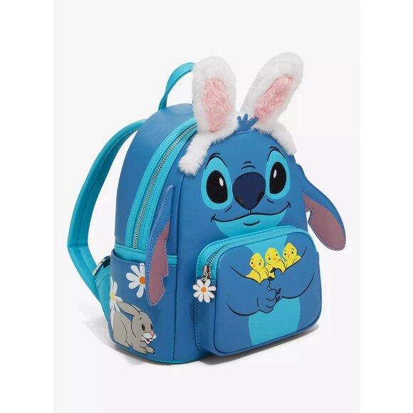 NWT Loungefly Disney Lilo & Stitch Bunny Ears Mini Backpack - Picture 1 of 8
